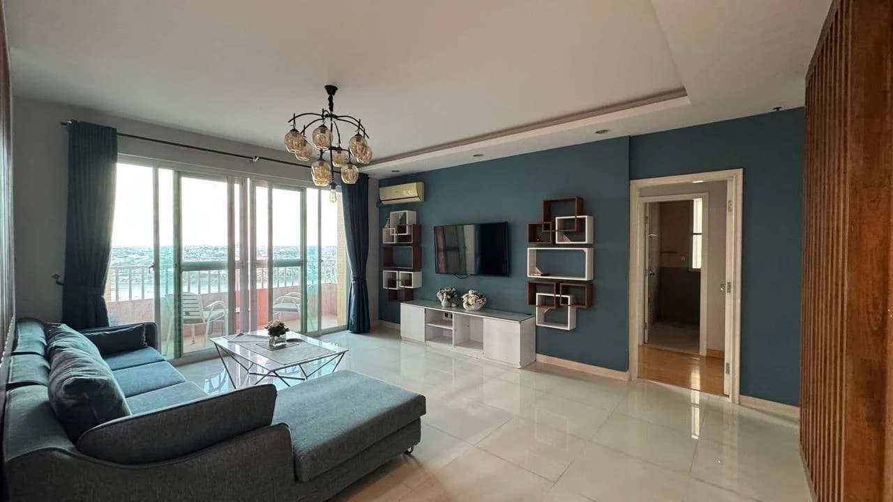 Modern 3-Bedroom Condo for Rent | Rose Garden Condo | Tonle Basak | Phnom Penh - Image 1